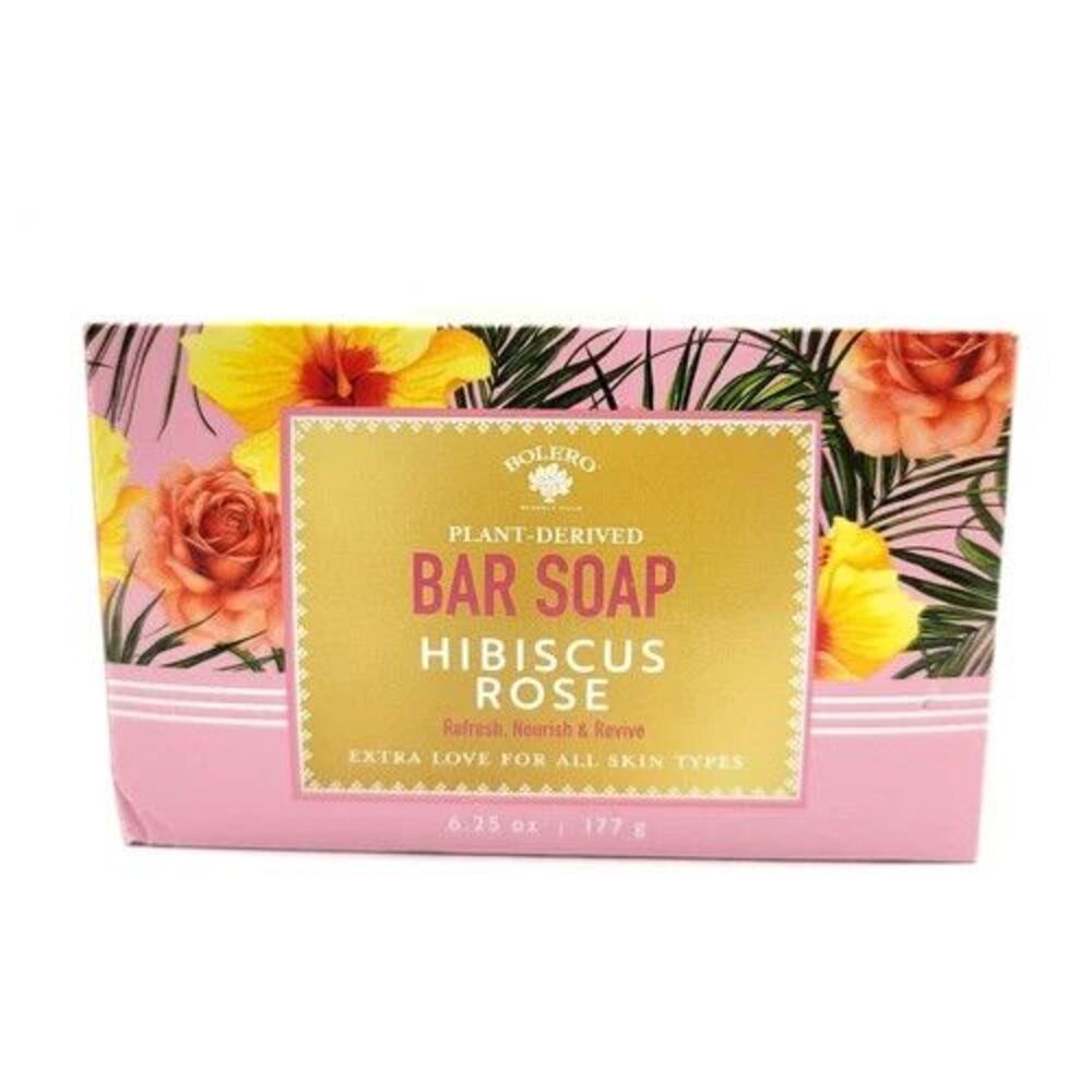 Bolero Beverly Hills Bar Soap Hibiscus Rose Plant-Derived 5oz